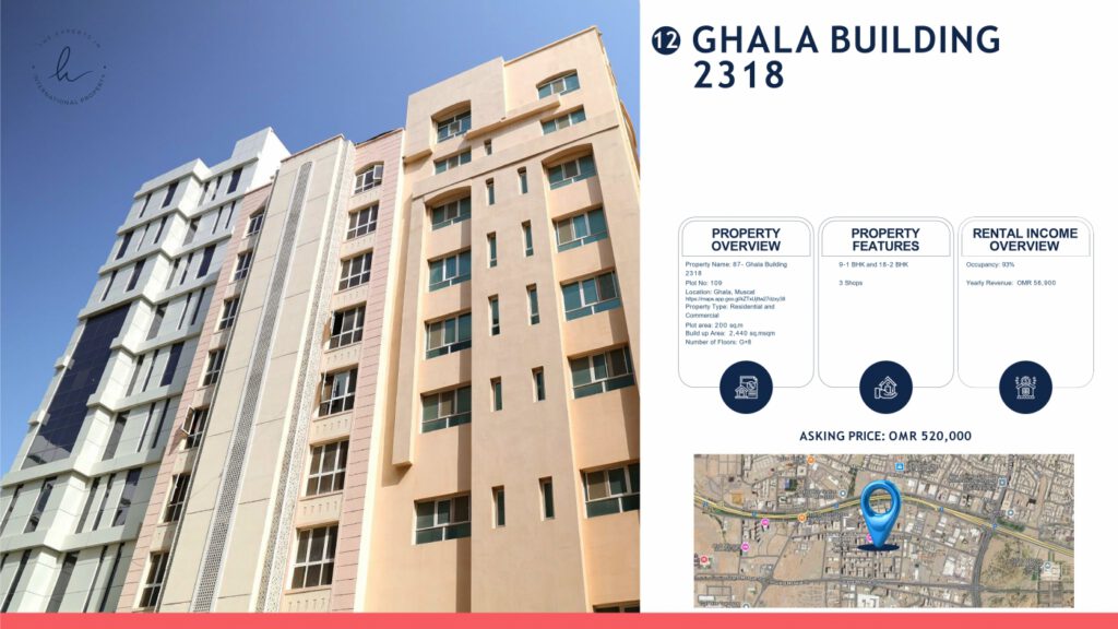 GHALA BUILDING 2318 Residential & Commercial Property  Ghala, Muscat- for sale